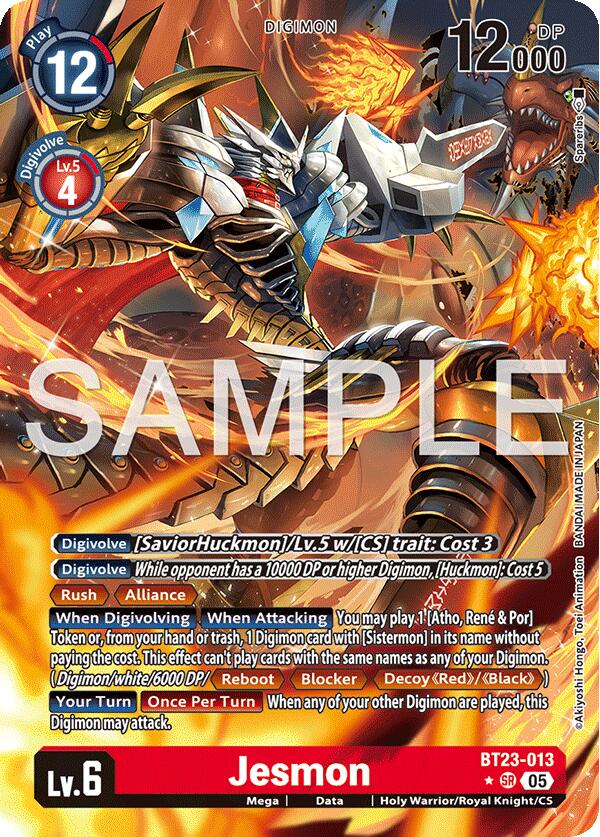 Image of Jesmon [BT23-013] (Alternate Art) [Hackers' Slumber]