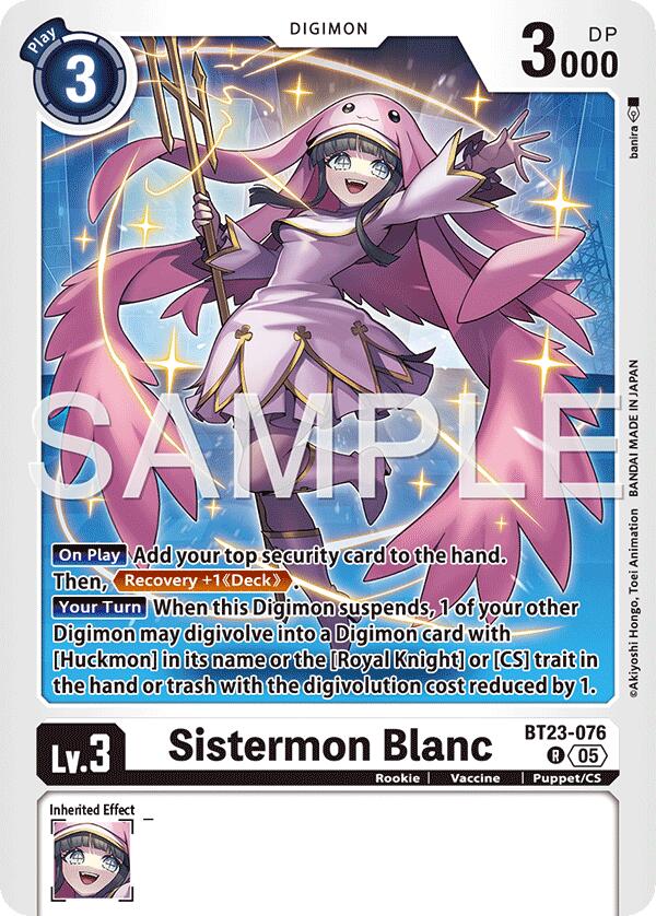 Image of Sistermon Blanc [BT23-076] [Hackers' Slumber]