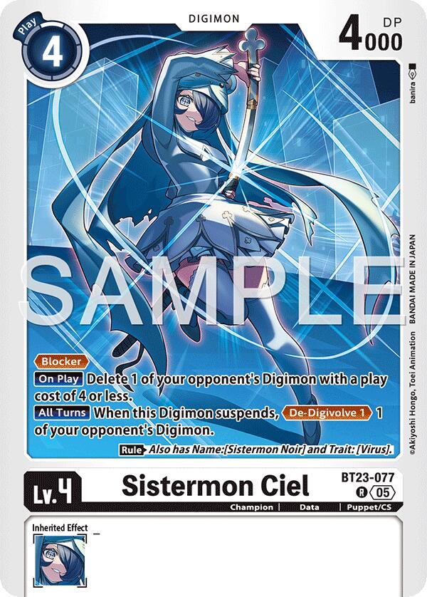Image of Sistermon Ciel [BT23-077] [Hackers' Slumber]