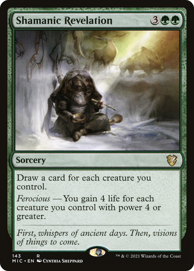 Image of Shamanic Revelation [Innistrad: Midnight Hunt Commander]