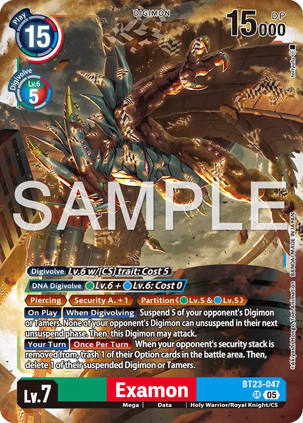 Image of Examon [BT23-047SR] [Hackers' Slumber]