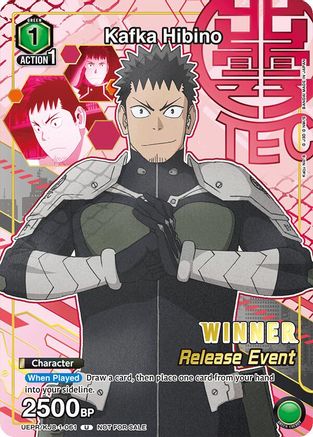 Image of Kafka Hibino (Release Event Winner) (UEPR/KJ8-1-061) - UE12BT Kaiju No 8 Release Event Cards Foil