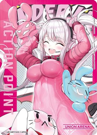 Image of Action Point Card (AP04) (UE14BT/NIK-1-AP04) - UE14BT GODDESS OF VICTORY NIKKE Foil