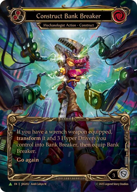 Image of Construct Bank Breaker [JDG052] (Promo)  Cold Foil