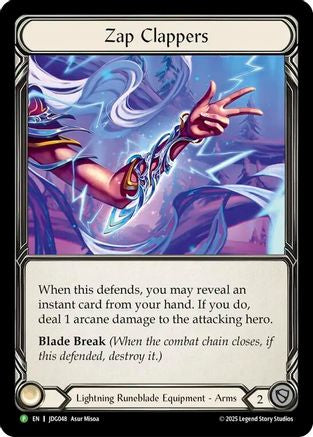 Image of Zap Clappers [JDG048] (Promo)  Cold Foil