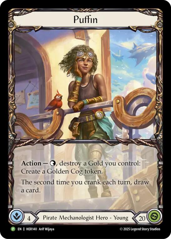 Image of Puffin [HER140] (Promo)  Rainbow Foil