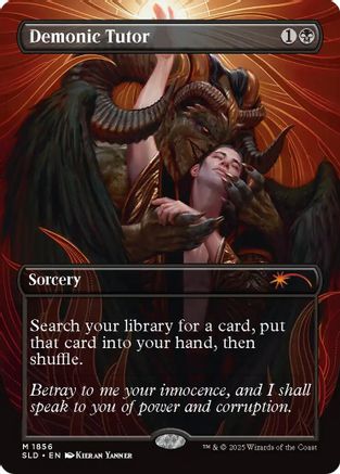 Image of Demonic Tutor (SLD-1856) - Secret Lair Drop Series