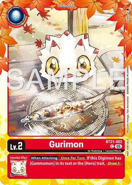 Image of Gurimon [BT21-002] (Regulation Battle Vol.3 Participant) [World Convergence]