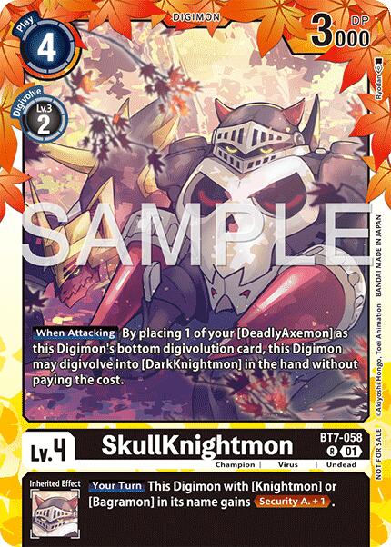 Image of SkullKnightmon [BT7-058] (Regulation Battle Vol. 3 Winner) [Next Adventure]