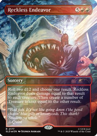 Image of Reckless Endeavor (Rainbow Foil) (SLD-2177) - Secret Lair Drop Series Foil