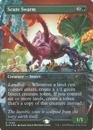 Image of Scute Swarm (Rainbow Foil) (SLD-7048) - Secret Lair Drop Series Foil