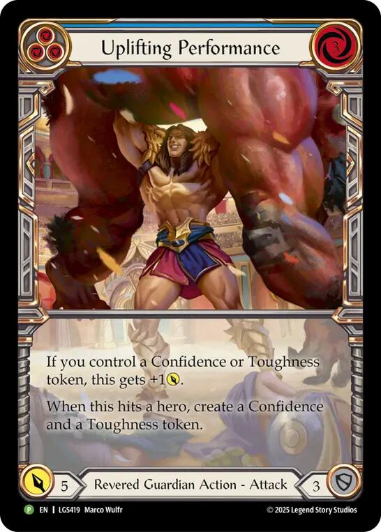 Image of Uplifting Performance [LGS419] (Promo)  Cold Foil
