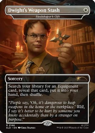 Image of Dwight's Weapon Stash - Steelshaper's Gift (SLD-2166) - Secret Lair Drop Series Foil