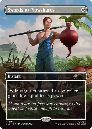 Image of Swords to Plowshares (2167) (SLD-2167) - Secret Lair Drop Series
