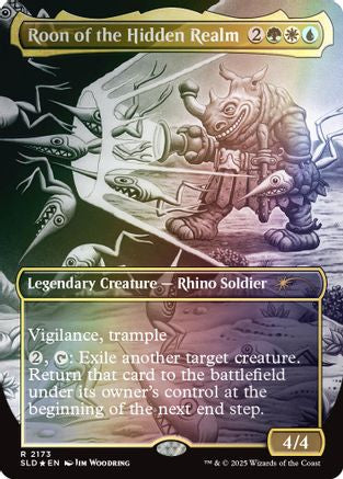 Image of Roon of the Hidden Realm (Rainbow Foil) (SLD-2173) - Secret Lair Drop Series Foil