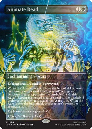 Image of Animate Dead (Rainbow Foil) (SLD-2189) - Secret Lair Drop Series Foil