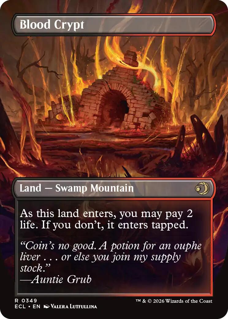 Image of Blood Crypt (Borderless) [Lorwyn Eclipsed]
