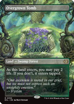 Image of Overgrown Tomb (Borderless) [Lorwyn Eclipsed]