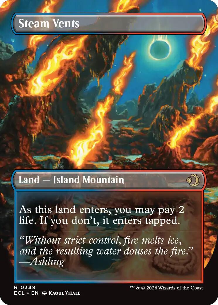 Image of Steam Vents (Borderless) [Lorwyn Eclipsed]