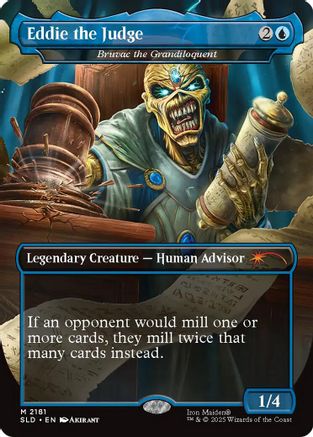 Image of Eddie the Judge - Bruvac the Grandiloquent (SLD-2181) - Secret Lair Drop Series