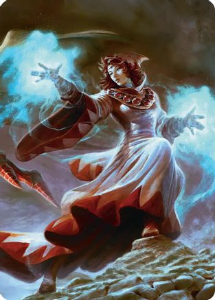 Image of The Destined White Mage Scene Art Card [FINAL FANTASY Art Series]
