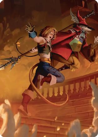 Image of Search for Dagger Scene Art Card [FINAL FANTASY Art Series]