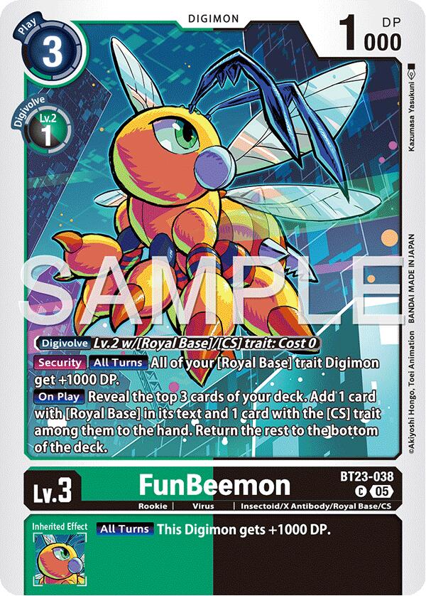 Image of FunBeemon [BT23-038] - BT19-045 [Hackers' Slumber]