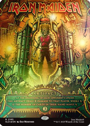 Image of Iron Maiden (Rainbow Foil) (SLD-2185) - Secret Lair Drop Series Foil