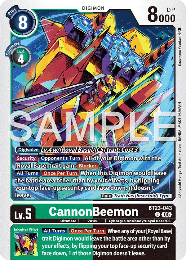 Image of CannonBeemon [BT23-043] [Hackers' Slumber]