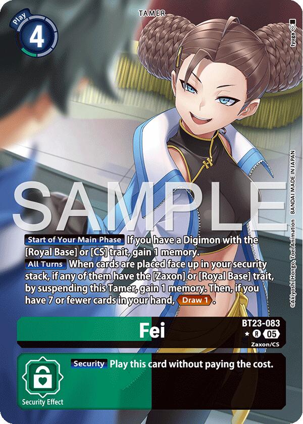 Image of Fei [BT23-083] (Alternate Art) [Hackers' Slumber]