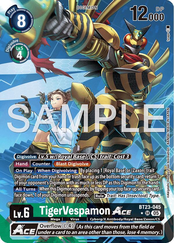 Image of TigerVespamon ACE [BT23-045] (Alternate Art) [Hackers' Slumber]