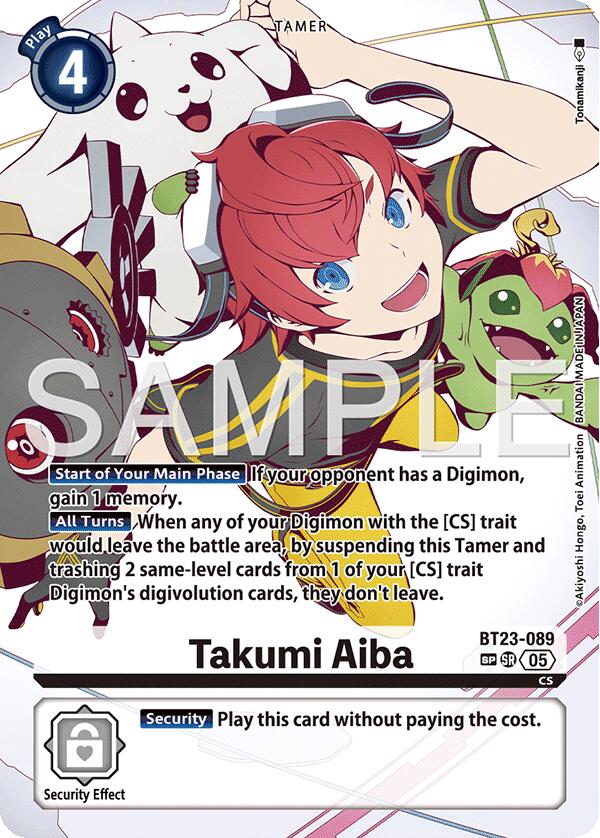 Image of Takumi Aiba [BT23-089] (SP) [Hackers' Slumber]