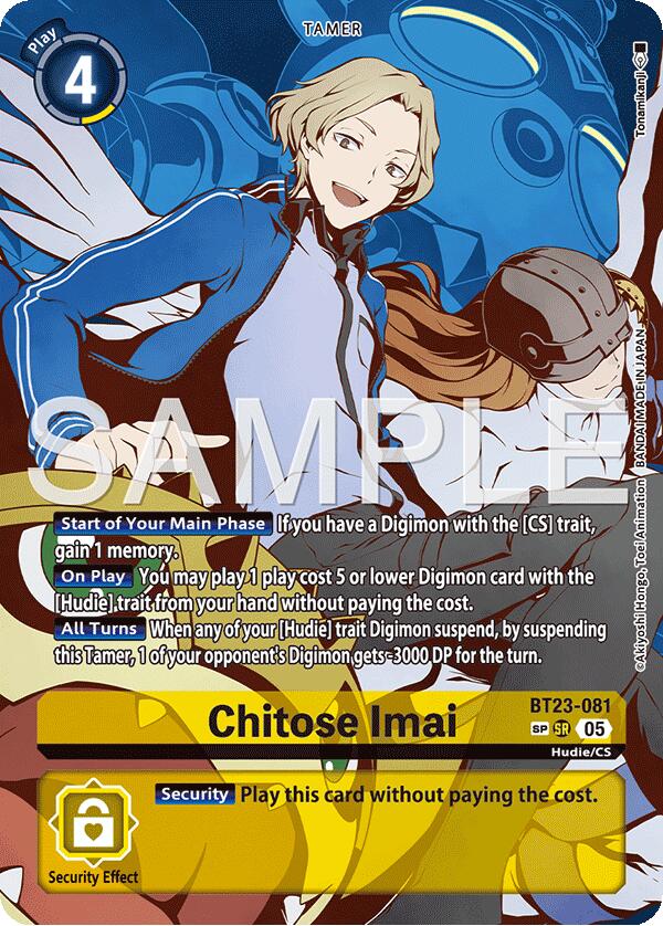 Image of Chitose Imai [BT23-081] (SP) [Hackers' Slumber]