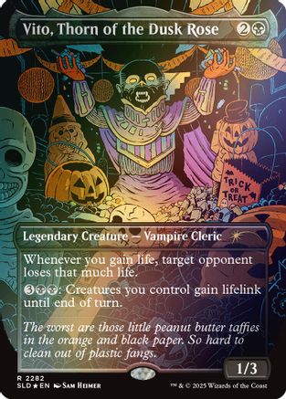 Image of Vito, Thorn of the Dusk Rose (Rainbow Foil) (SLD-2282) - Secret Lair Drop Series Foil