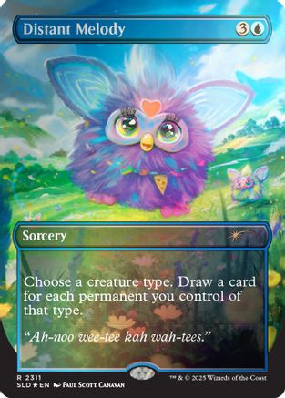 Image of Distant Melody (2311) (Rainbow Foil) (SLD-2311) - Secret Lair Drop Series Foil