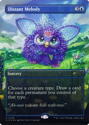 Image of Distant Melody (2326) (Confetti Foil) (SLD-2326) - Secret Lair Drop Series Foil