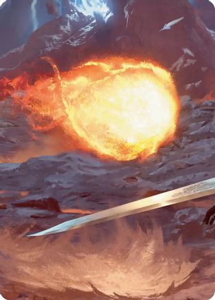 Image of Duelist's Flame Scene Art Card [FINAL FANTASY Art Series]