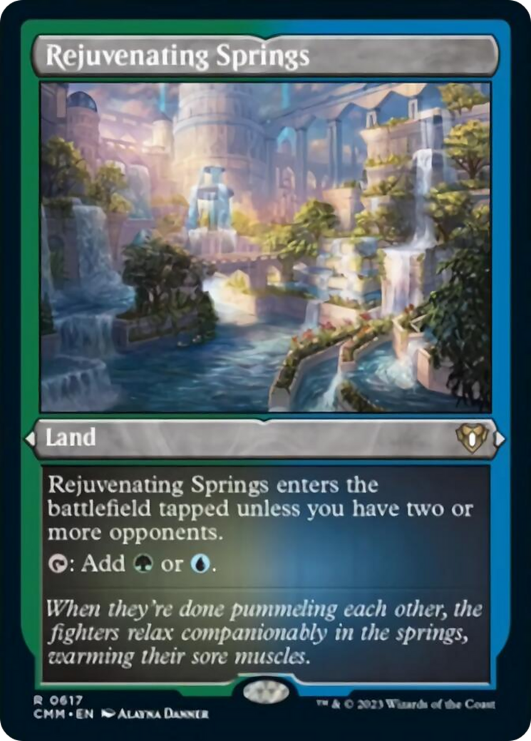 Image of Rejuvenating Springs (Foil Etched) [Commander Masters]
