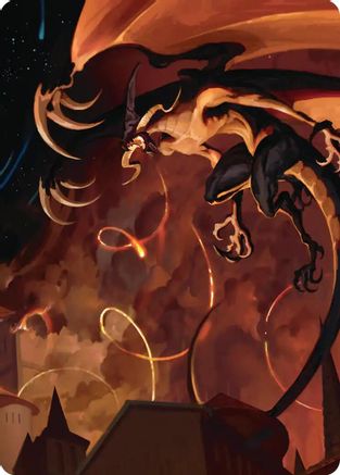 Image of Mega Flare Scene Art Card [FINAL FANTASY Art Series]