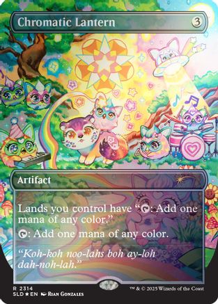 Image of Chromatic Lantern (2314) (Rainbow Foil) (SLD-2314) - Secret Lair Drop Series Foil
