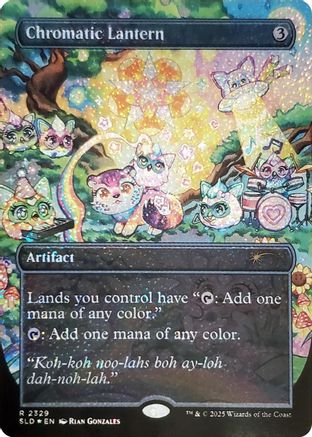 Image of Chromatic Lantern (2329) (Confetti Foil) (SLD-2329) - Secret Lair Drop Series Foil