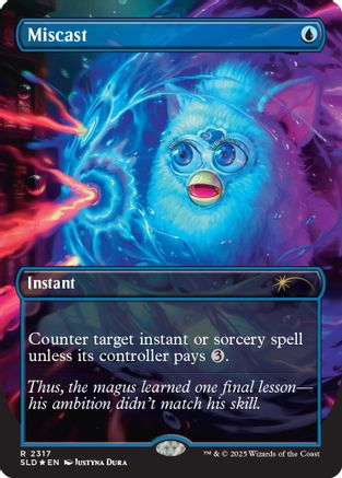 Image of Miscast (Rainbow Foil) (SLD-2317) - Secret Lair Drop Series Foil