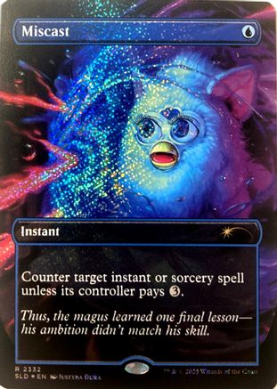 Image of Miscast (Confetti Foil) (SLD-2332) - Secret Lair Drop Series Foil