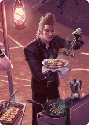 Image of Campsite Cuisine Scene Art Card [FINAL FANTASY Art Series]