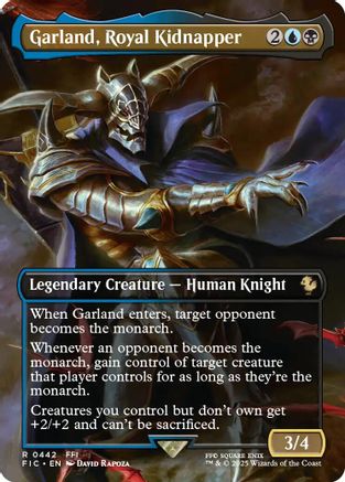 Image of Garland, Royal Kidnapper (Borderless) (FIC-442) - Commander: FINAL FANTASY Foil