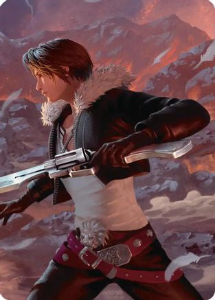 Image of Squall, Gunblade Duelist Scene Art Card [FINAL FANTASY Art Series]