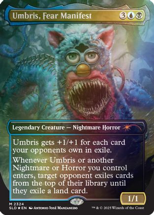 Image of Umbris, Fear Manifest (Rainbow Foil) (SLD-2324) - Secret Lair Drop Series Foil