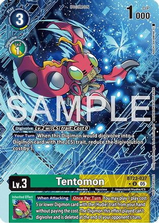 Image of Tentomon (Hacker's Slumber Box Promotion Pack) (BT23-037) - Hackers' Slumber Foil