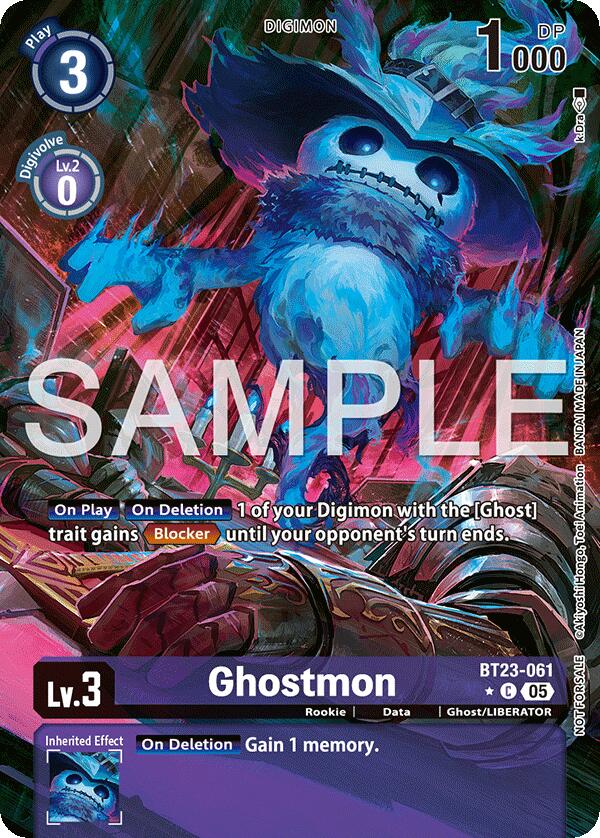 Image of Ghostmon [BT23-061] (Hacker's Slumber Box Promotion Pack) [Hackers' Slumber]