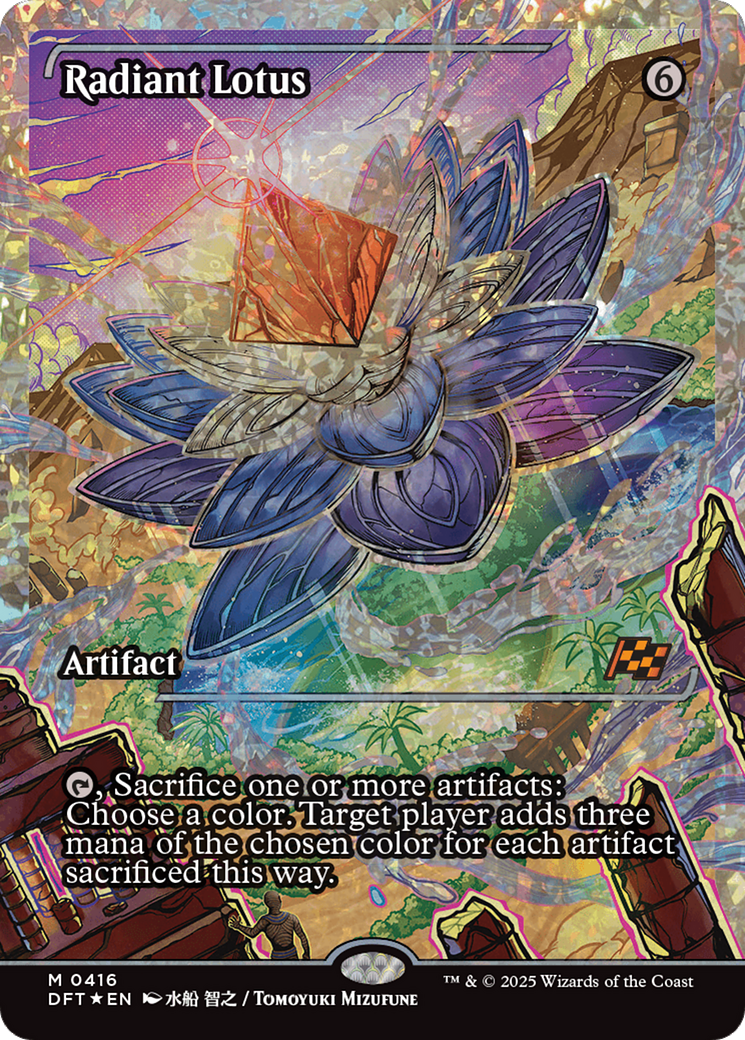 Image of Radiant Lotus (Showcase) (Fracture Foil) [Aetherdrift]